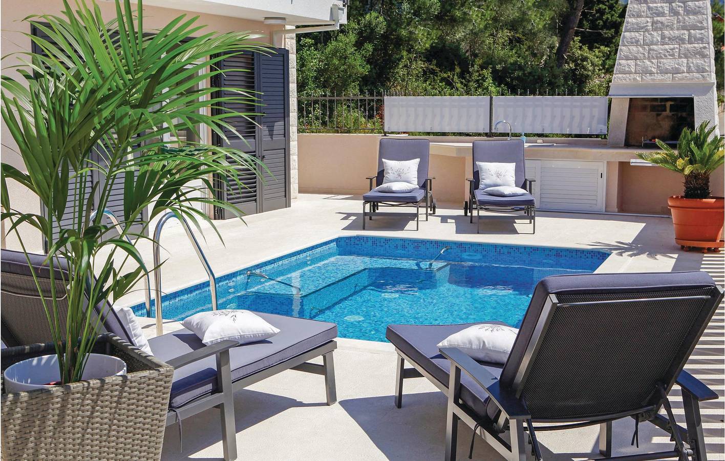 Ferienhaus für 8 Personen mit Terrasse in Vela Luka, Korcula