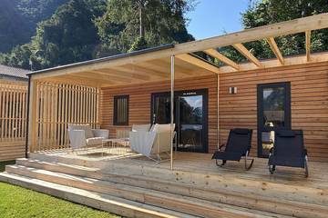 Chalet für 6 Personen, mit Pool und Garten, mit Haustier am Gardasee