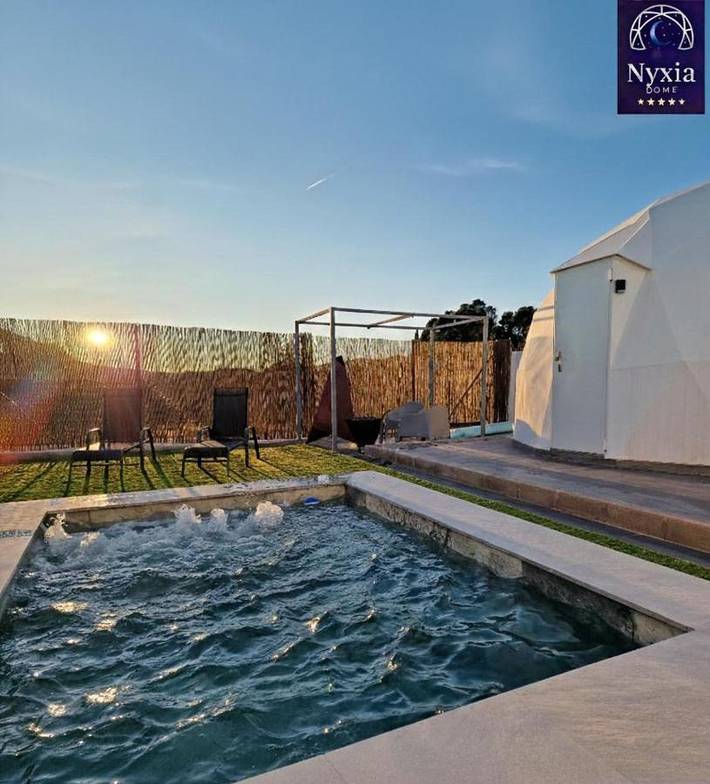 Casa rural para 2 personas, con piscina y vistas además de terraza y jardín en Caravaca de la Cruz