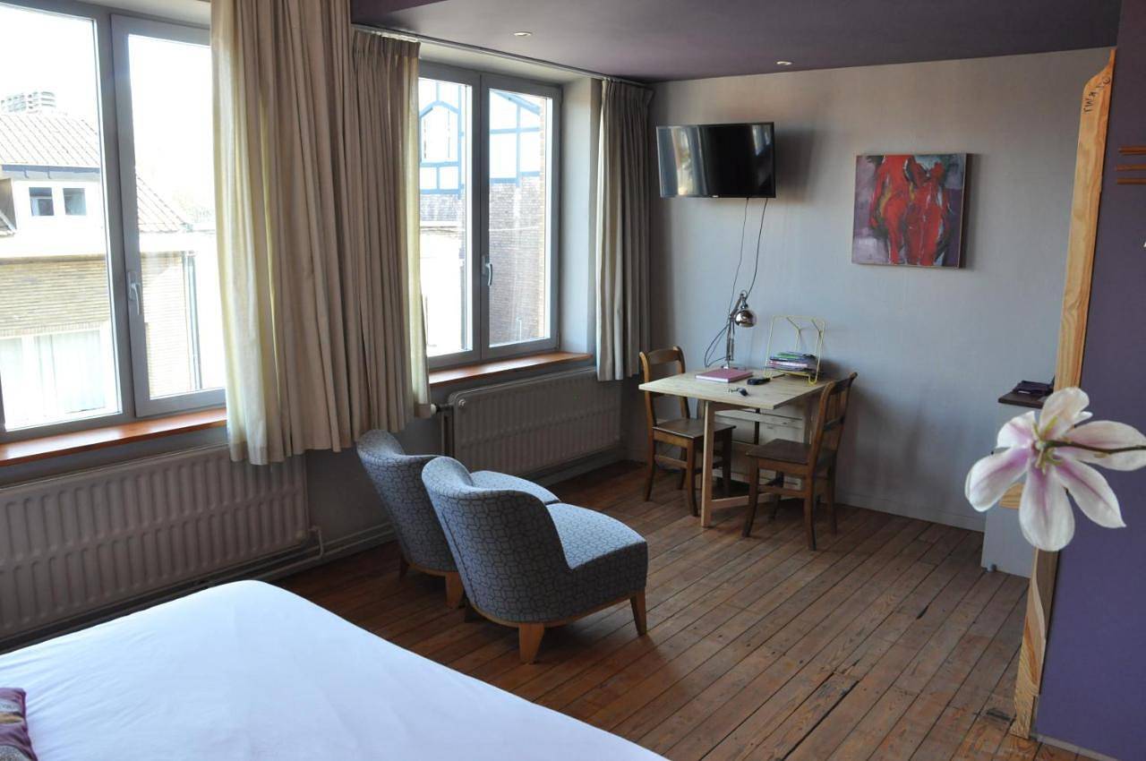 Double or Twin Room with City View in Liège, Région de Liège
