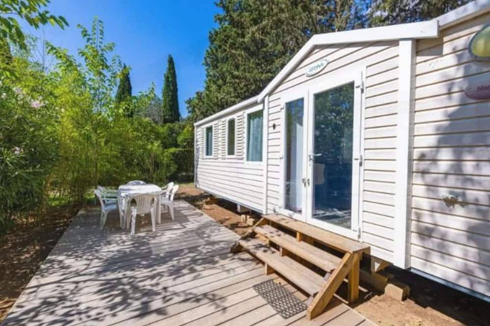 Geräumiges Mobilheim für 8 Personen in Montblanc in Montblanc, Mittelmeerküste (Frankreich)