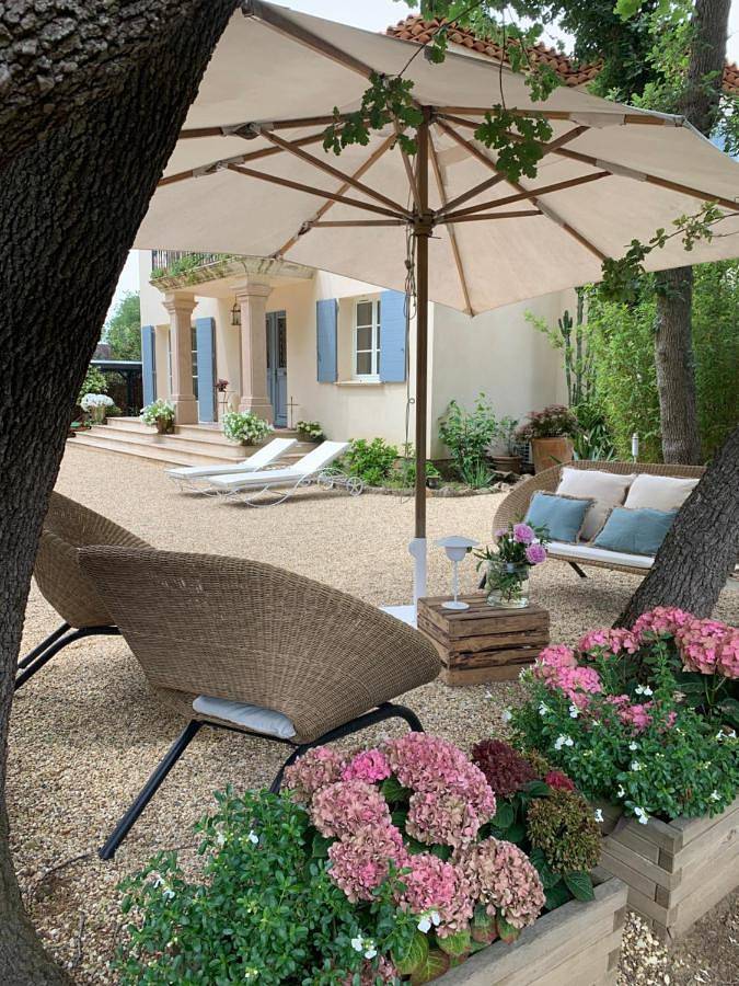 Maison d’hôte pour 2 personnes, avec Terrasse et Jardin ainsi que Piscine et Vue à Six-Fours-les-Plages
