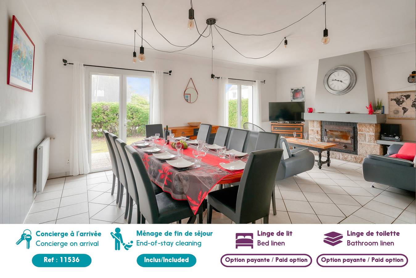 Accès direct à la plage - Maison pour 11 in Loctudy, Côte de Cornouaille