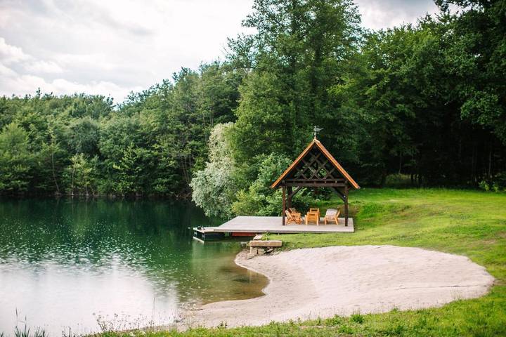 Ferienhaus für 15 Personen, mit Seeblick und Ausblick sowie Sauna und Garten im Elsass - 3