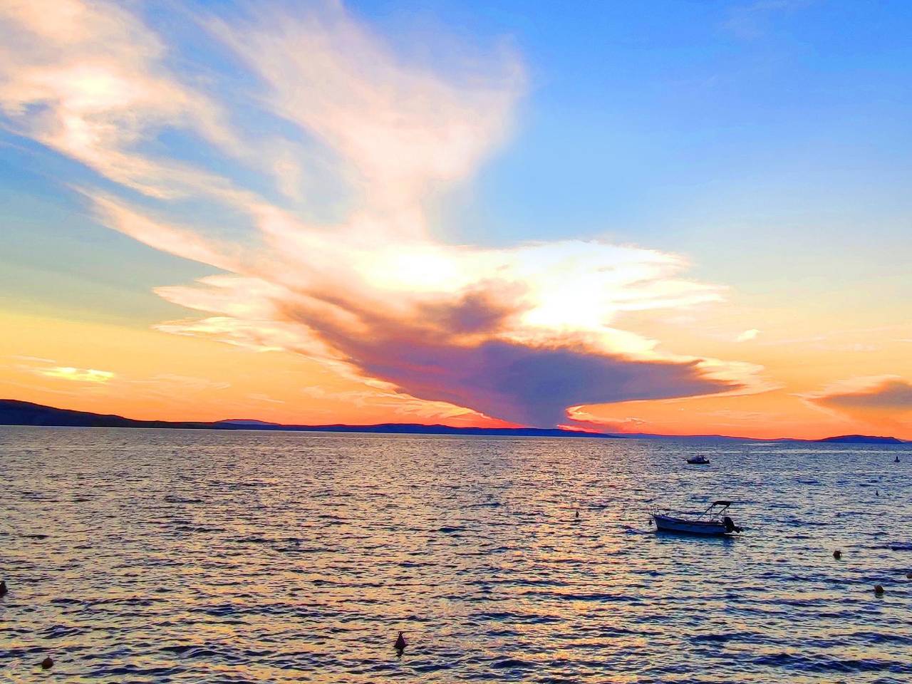 Ganze Ferienwohnung, Ferienwohnung "Sunset-Oase am Meer" in Cesarica, Naturpark Velebit
