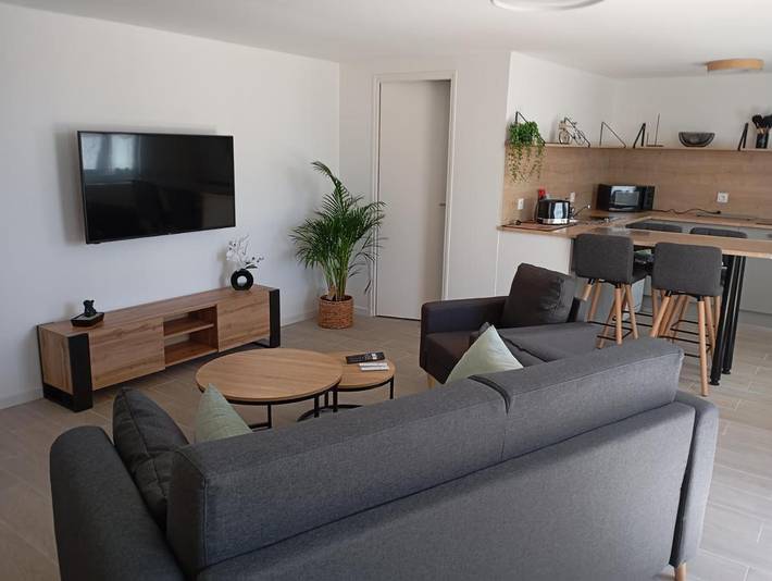 Location de vacances pour 3 personnes, avec terrasse à Assigny