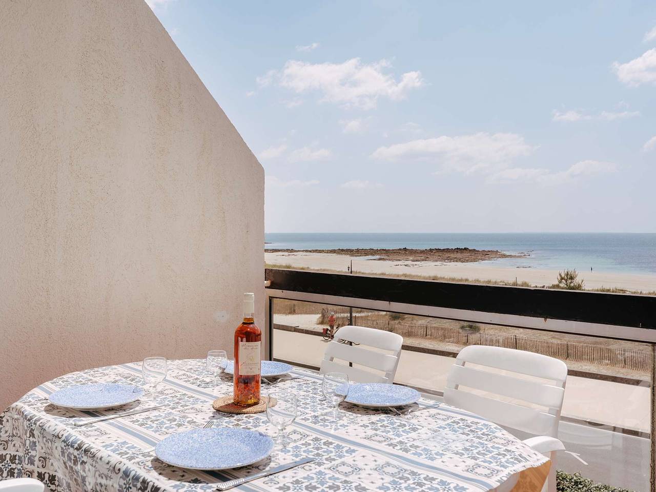 Ganzes Studio, Carnac - Studio-Kabine für 4 Pers. mit Meerterrasse in Carnac Plage, Carnac