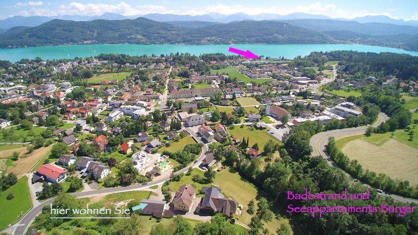 Ferienwohnung für 2 Personen, mit Garten und Ausblick in Krumpendorf am Wörthersee - 2