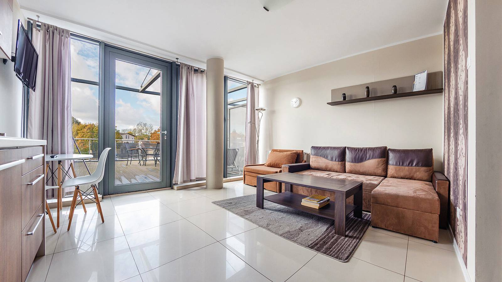 Cały apartament wypoczynkowy, Apartament wakacyjny dla 3 osób z balkon in Międzyzdroje, Międzyzdroje (Gmina)