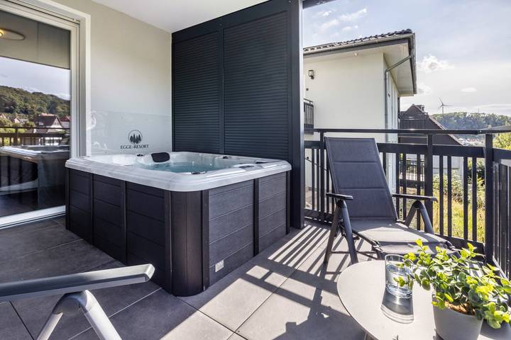 Ferienwohnung für 2 Personen, mit Balkon und Whirlpool sowie Sauna im Teutoburger Wald - 2