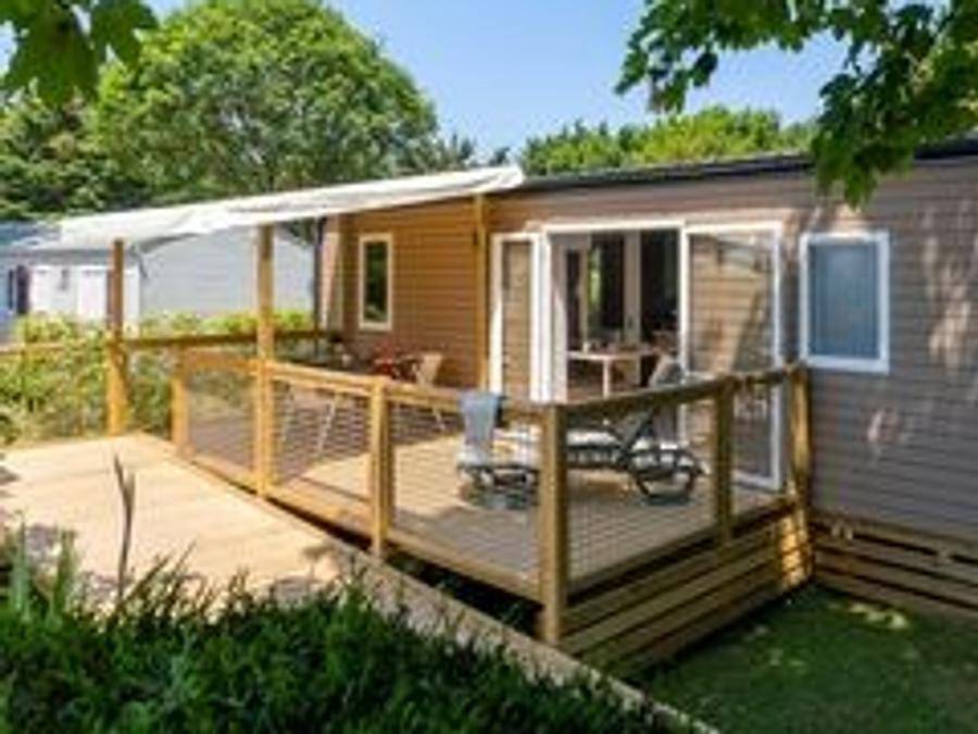 Camping Sandaya - La Côte De Nacre - Mobilheim 4 personen - Cottage 4p 2ch **** Pmr in Saint-Aubin-sur-Mer (Calvados), Caen und Umgebung