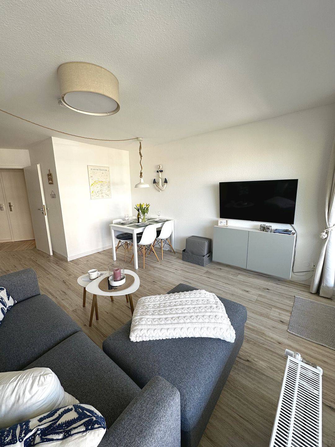 Ganze Wohnung, Ferienwohnung Kleine Auszeit hinterm Deich in St. Peter-Bad, St. Peter-Ording