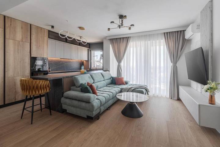 Appartement de vacances pour 6 personnes, avec Balcon ainsi que Terrasse et Vue