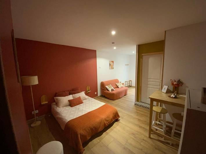 Chambre d’hôte pour 4 personnes, avec Terrasse