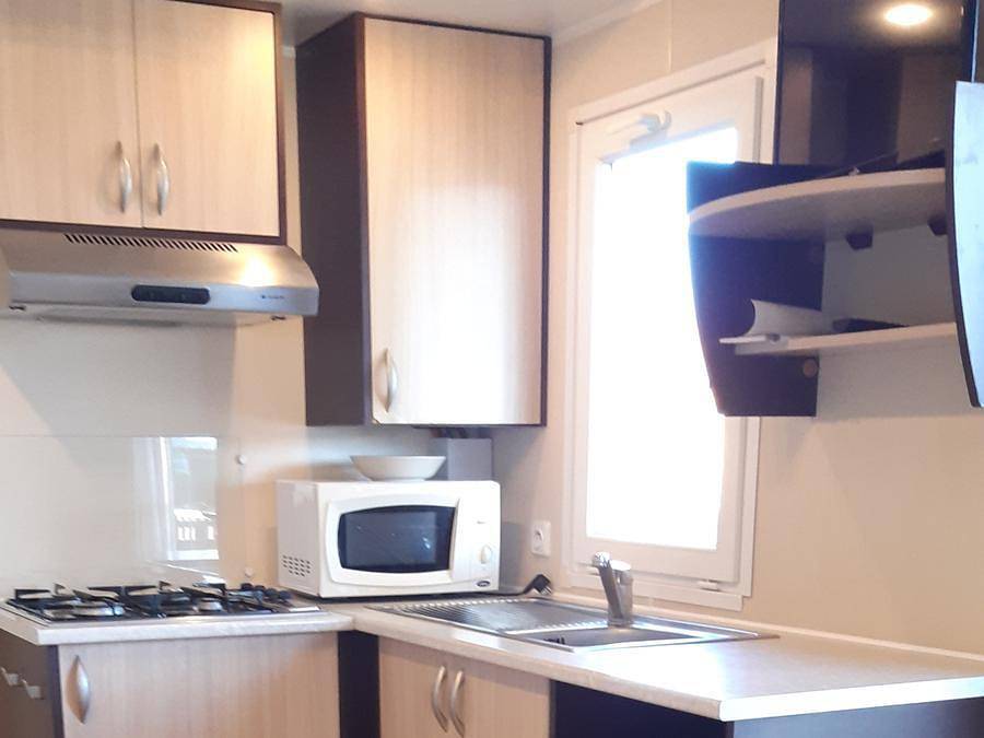 Camping les Peupliers - Mobilhome 6 personas - Confort 29/31m² - 3 habitaciones in Colombiers, Côte d'Améthyste