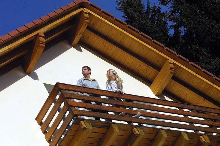 Maison de campagne pour 6 personnes, avec balcon à Linthal