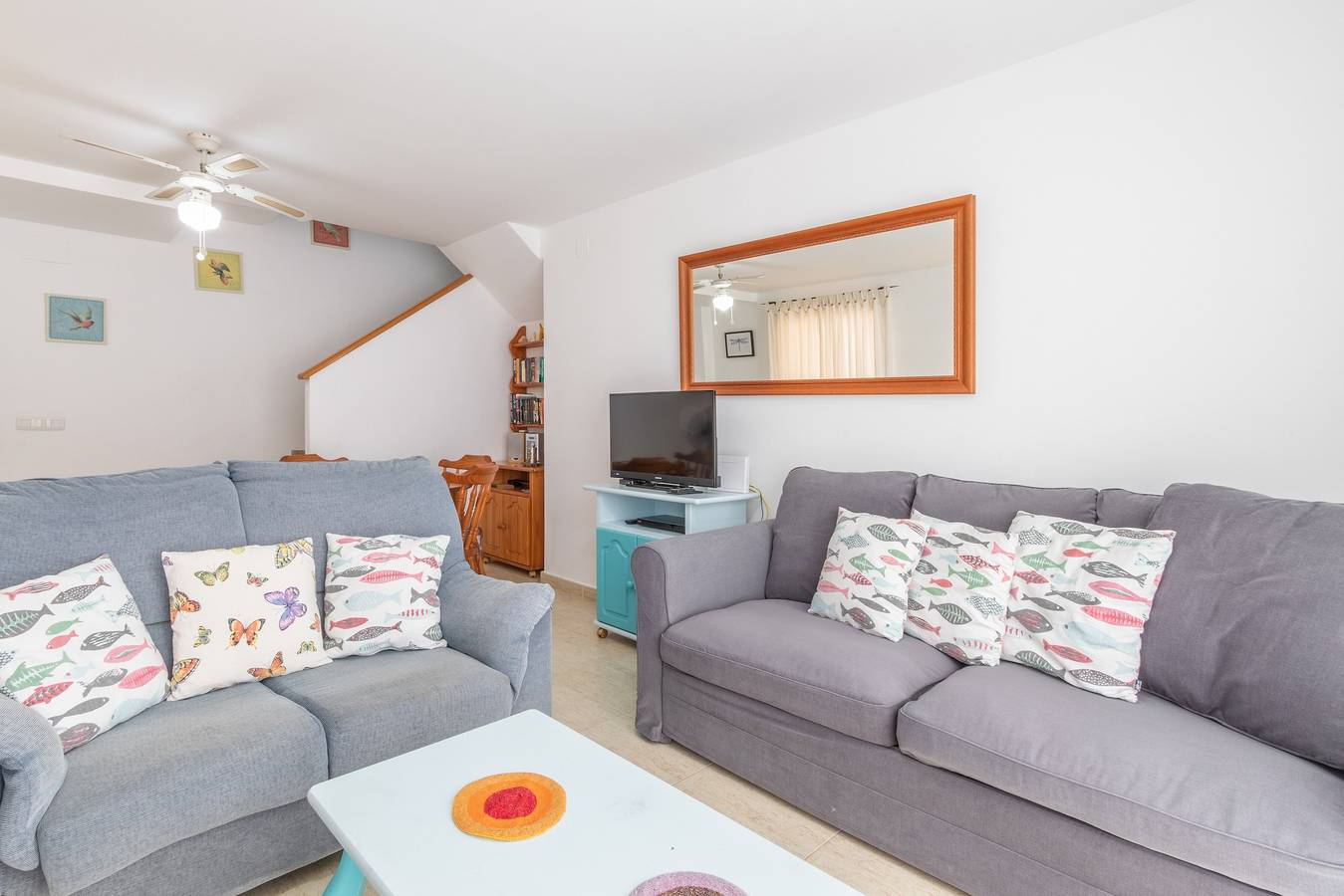 Geheel appartement, Diervriendelijk appartement 'Edificio Menorca' dichtbij de zee met gedeeld zwembad & Wi-Fi in Toscamar, Jávea