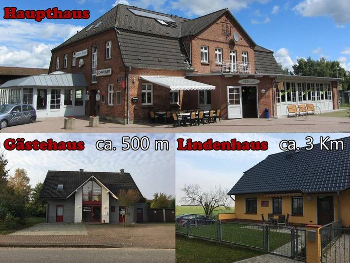 Hotel, mit Terrasse und Garten in Lützow