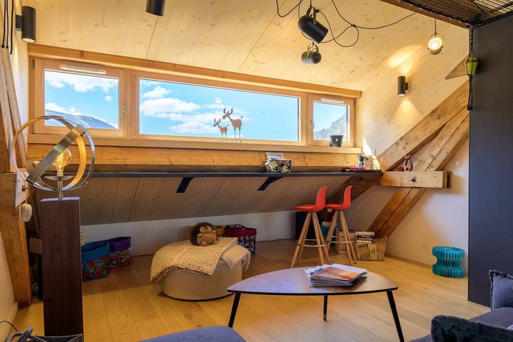 Appartement entier, Appartement « Sous le Toit de Marie et Jean » avec vue sur la montagne et Wi-Fi in La Bresse, Parc naturel régional des Ballons des Vosges