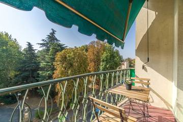 Gîte pour 4 personnes, avec balcon dans Asti