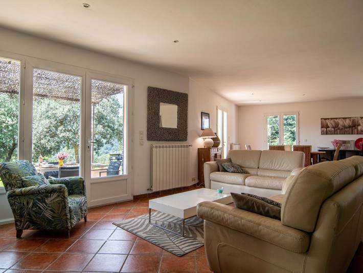 Location de vacances pour 6 personnes, avec jardin ainsi que terrasse et vue à Salernes - 4