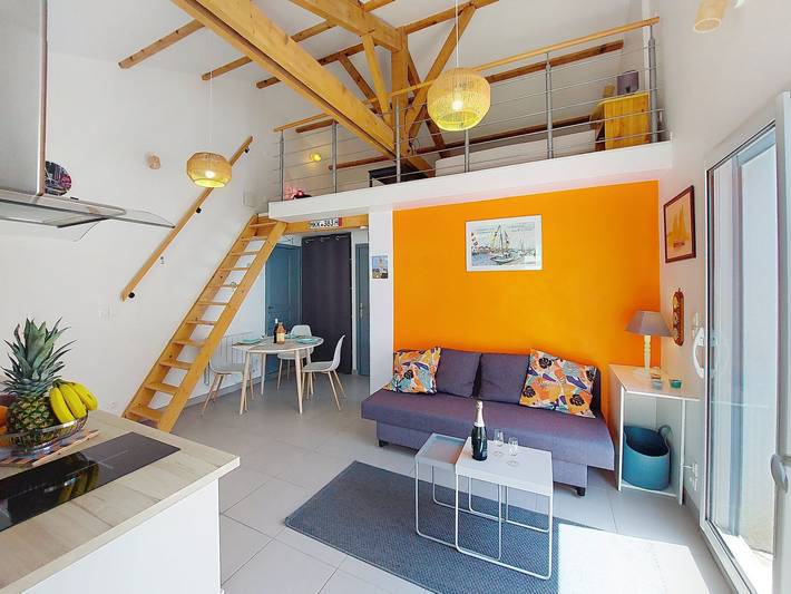 Apartamento de vacaciones para 4 personas, con terraza y jardín - 1