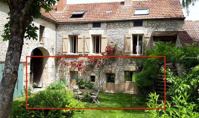 Gîte pour 3 personnes, avec jardin à Pleur