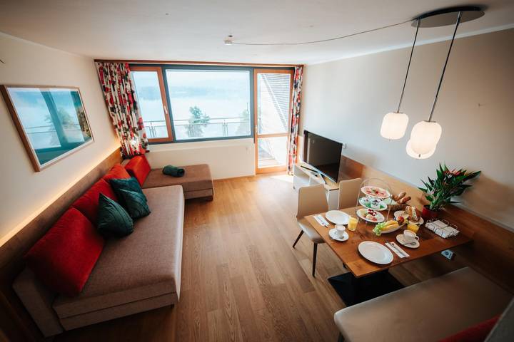 Ferienwohnung für 5 Personen, mit Balkon und Terrasse sowie Garten und Sauna am Faaker See - 4