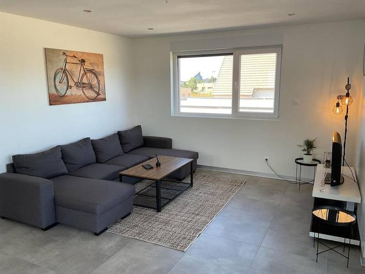 Appartement de vacances pour 6 personnes, avec Balcon ainsi que Terrasse et Vue