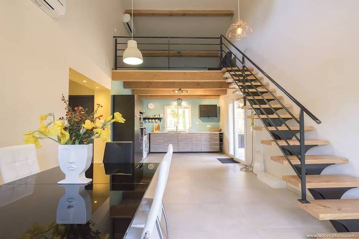 Location de vacances pour 7 personnes, avec piscine ainsi que jardin et balcon à Ribes - 3