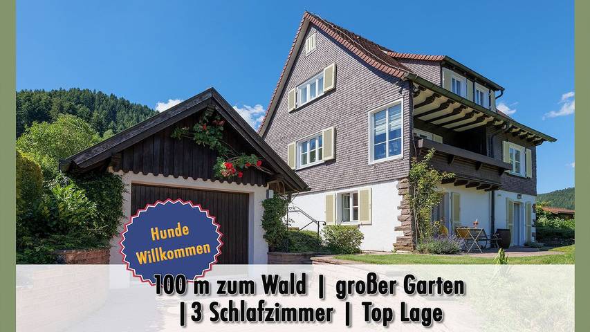 Ferienhaus für 7 Personen, mit Garten, mit Haustier in Alpirsbach