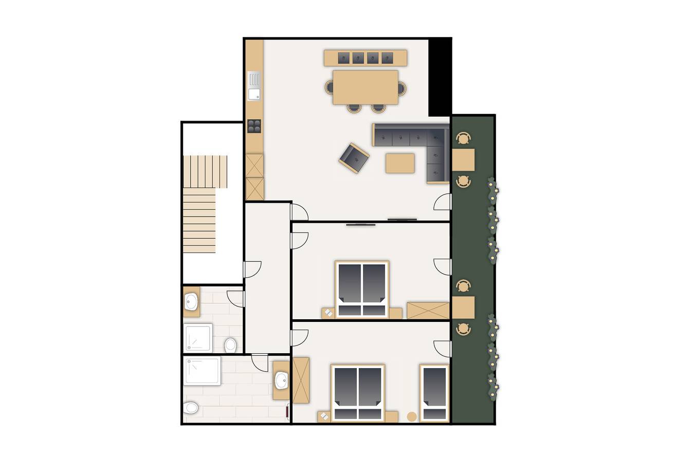 Entire holiday apartment, Ferienwohnung 1 Alpenrose in Langenwang, Fischen