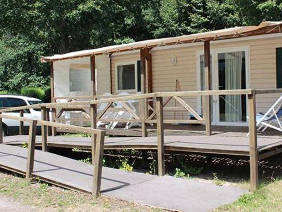 Camping Paradis Le Giessen - Mobilheim 4 personen - Eco 2 Zimmer 4 Pmr in Bassenberg, Region Sélestat-Erstein