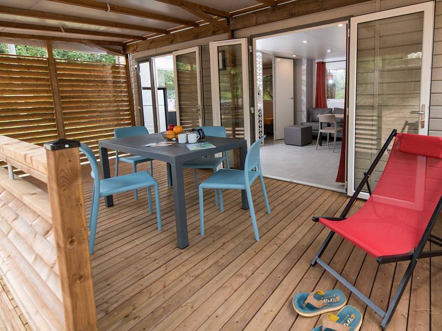 Camping Vacances André Trigano - Domaine de Montcalm - Mobilhome 6 personnes - Clim in Les Mathes, Côte de Beauté