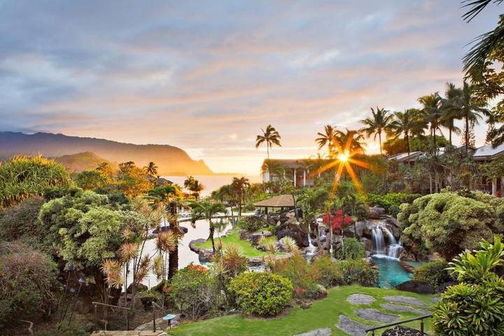 Vakantiehuis voor 4 personen, with whirlpool and tuin as well as zwembad in Hawai