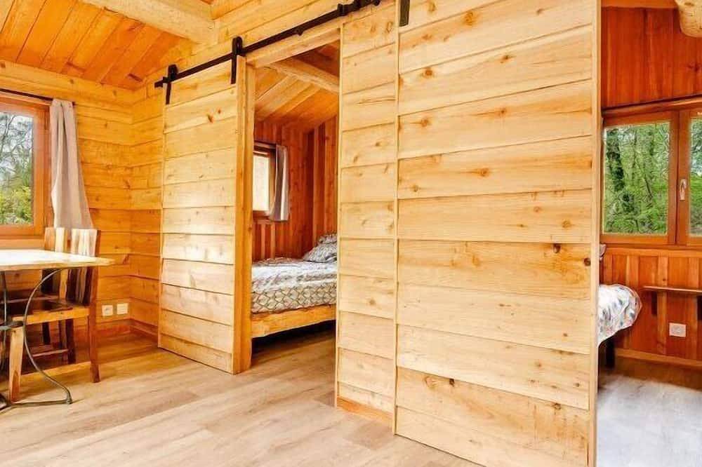 Zecamping 3* piscine chauffée sauna jacuzzi chalet Bbq 35m2 4 pers in Huelgoat, Châteaulin und Umgebung