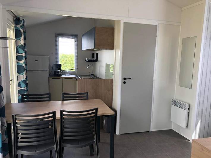 Camping Bleu Mer - Mobilheim 4 personen - Bahia Duo Grand Confort in Saint-Georges-de-Didonne, Côte de Beauté