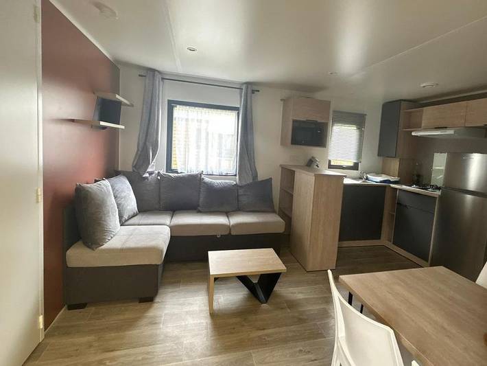 Nature et vacances Camping Cristal D'Opale - Mobilheim 4 personen - Komfort + 2 Zimmer in Dannes, Boulogne-sur-Mer und Umgebung