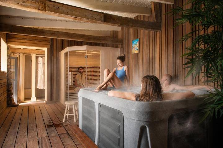 Location de vacances pour 8 personnes, avec Jacuzzi et Terrasse ainsi que Jardin et Sauna dans Rinxent