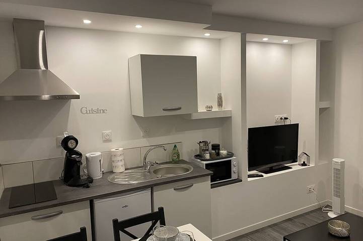 Appartement de vacances pour 3 personnes, avec Terrasse et Jardin