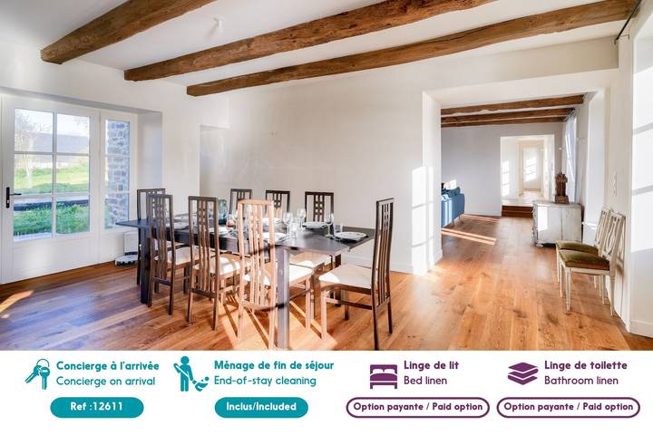 Location de vacances pour 12 personnes, avec jardin à Tréméreuc - 3