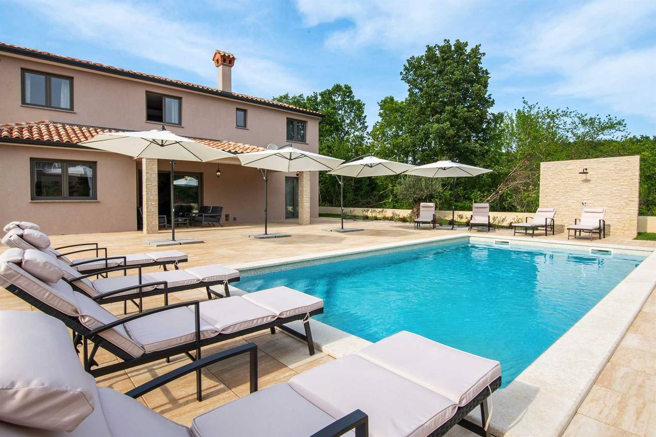 Die prächtige Villa Amore in Labin, Ostküste Istrien