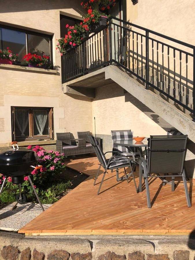Chambre d’hôte pour 3 personnes, avec Balcon ainsi que Terrasse et Vue
