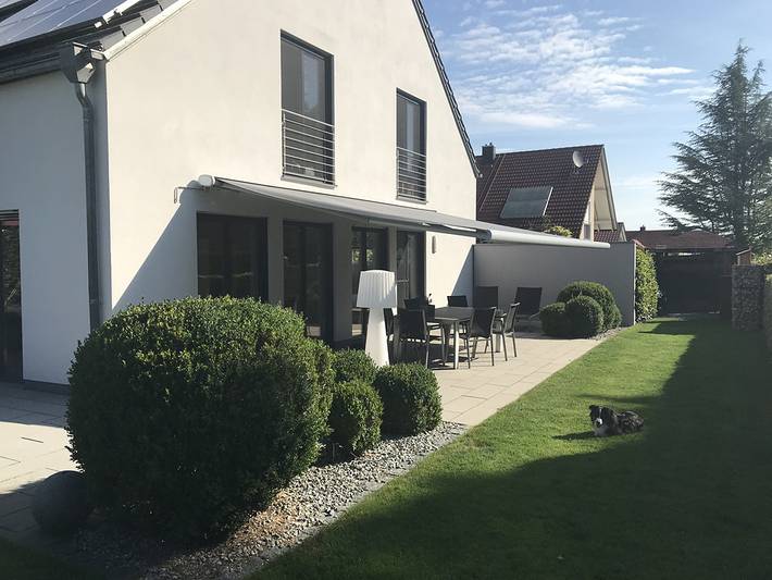 Ferienwohnung für 4 Personen, mit Balkon und Balkon/Terrasse sowie Garten und Sauna
