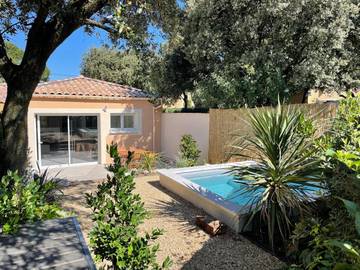 Cottage pour 4 personnes, avec piscine et jardin à Bédarrides