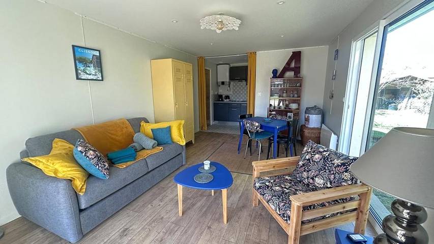 Appartement de vacances pour 2 personnes, avec jardin