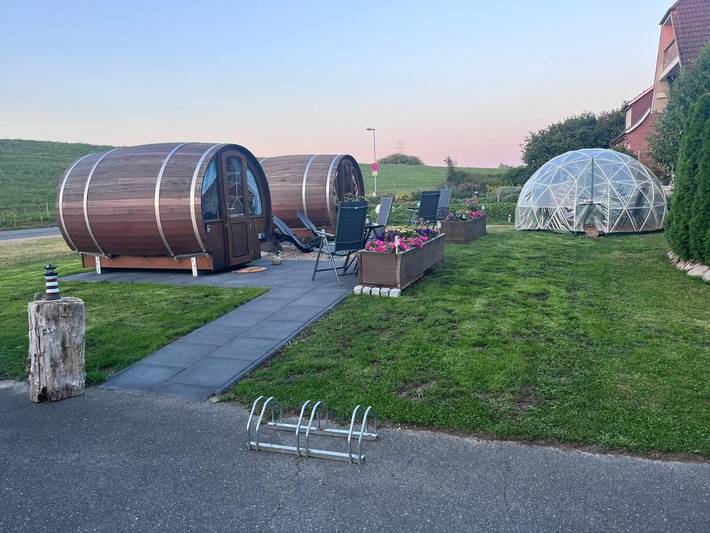 Zelt für 2 Personen, mit Garten an der Nordsee