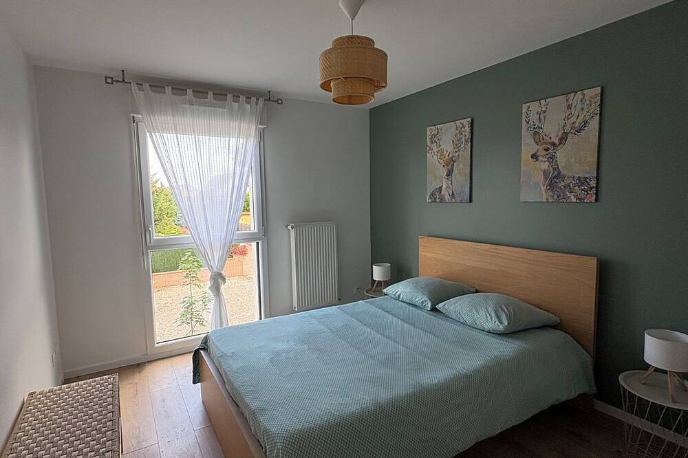 Appartement entier, Au P’tit Carré, duplex jardin proche de Colmar in Bischwihr, Région de Colmar