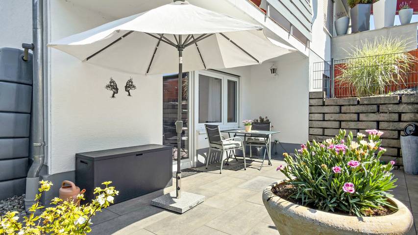Hel lejlighed, Apartment 'Carmen' with Private Terrace, Garden, and Wi-Fi in Skov (Baden-Württemberg), Region Bodensee-Oberschwaben