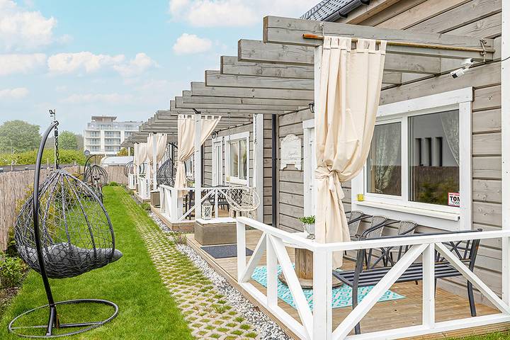 Ferienhaus mit Meerblick für 6 Personen, mit Garten und Terrasse in Polen